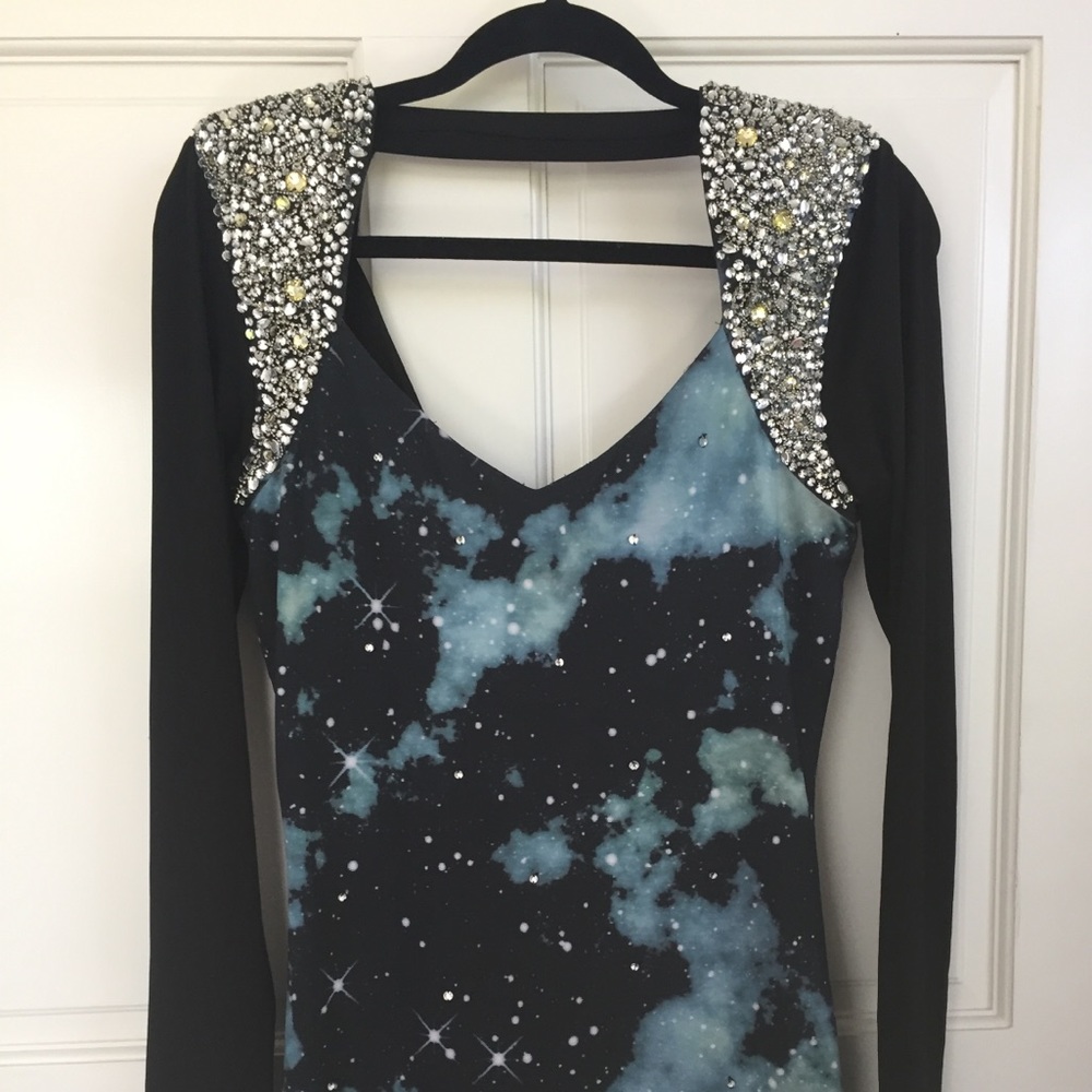 Glittery Bebe Addiction Dress